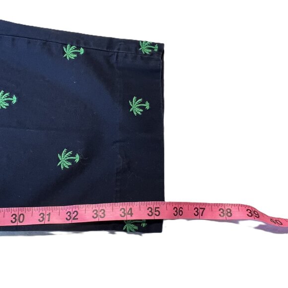 🌴 Talbots Signature Palm Print Pants – Coastal Charm in Size 16 💐 - Picture 9 of 12